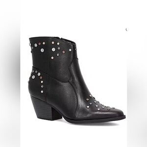 Frye and Co. Synclair Stacked Heel Cowboy Boots Size 7 NEW